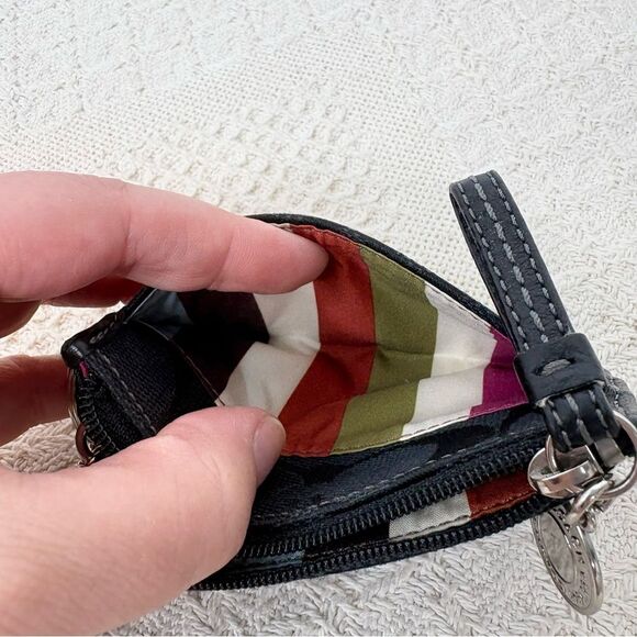 Coach Signature Stripe Mini Skinny Card Case F40749 65th Anniversary Legacy - Picture 6 of 6